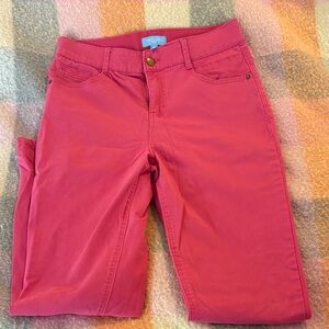 Draper James Coral Cropped Pants